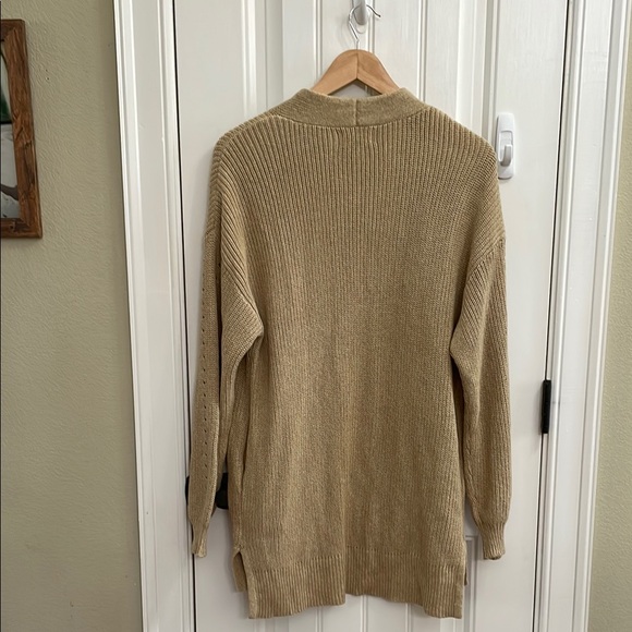 Universal Thread Beige long Sweater cardigan - Picture 3 of 7